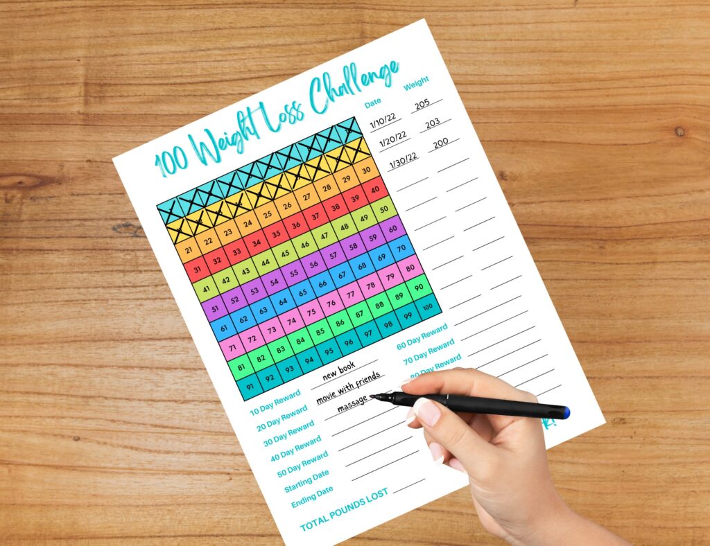 Tracking For Less Weight Loss Tracker - Mess for Less Shop
