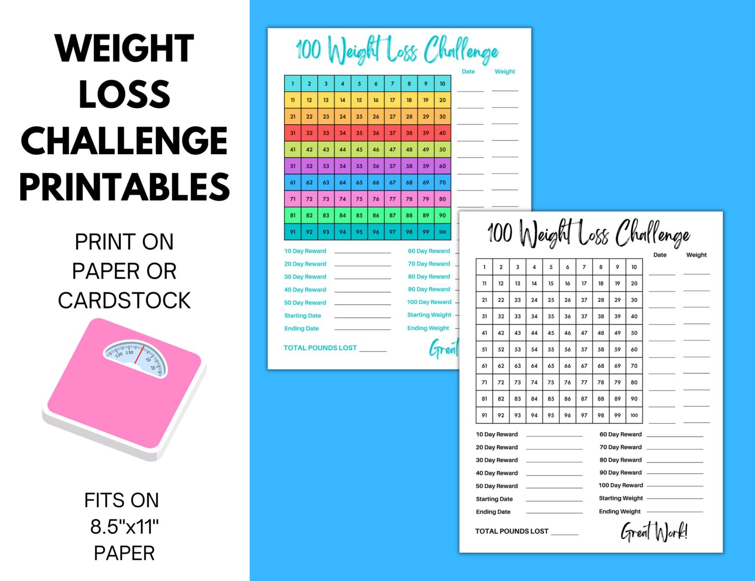 Tracking For Less Weight Loss Tracker - Mess for Less Shop