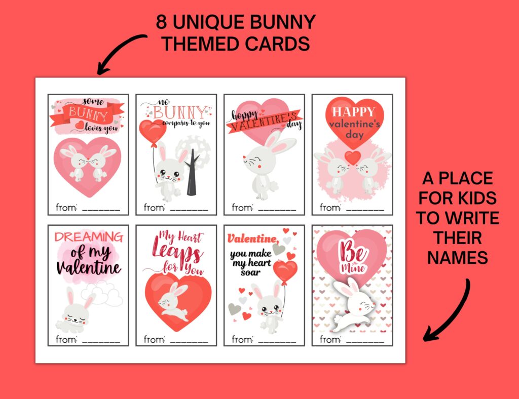 Printable Classroom Valentines - Mess for Less Shop