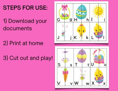 Printable Easter Letter Matching Game - Image 5