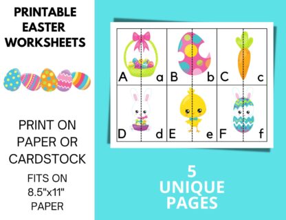 Printable Easter Letter Matching Game - Image 2