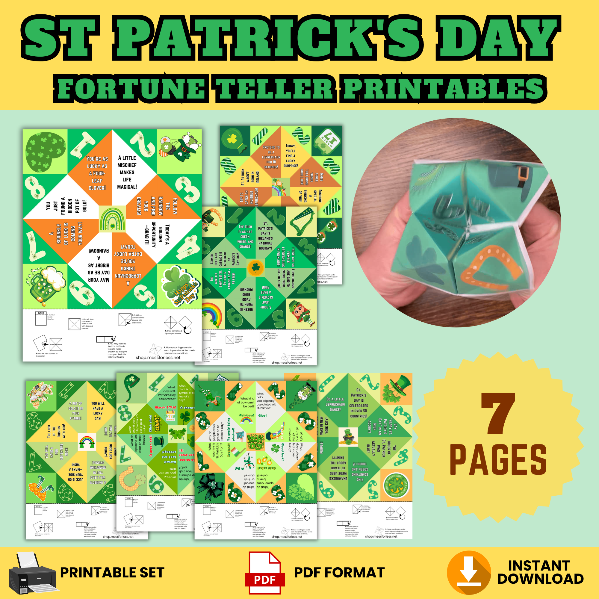 St. Patrick's Day Fortune Tellers