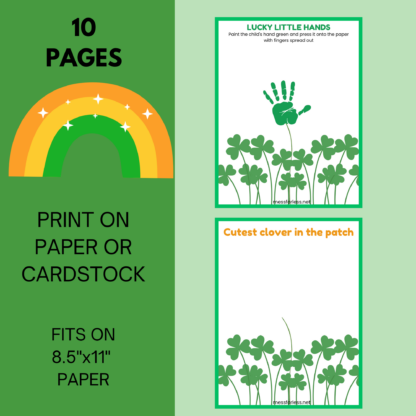 Handprint Craft for St. Patrick's Day - Image 3