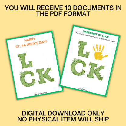Handprint Craft for St. Patrick's Day - Image 6