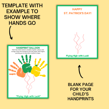 Handprint Craft for St. Patrick's Day - Image 7