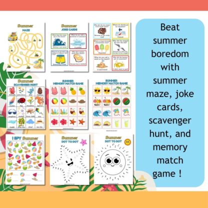 Summer Boredom Buster Pack (32 Pages) - Image 2