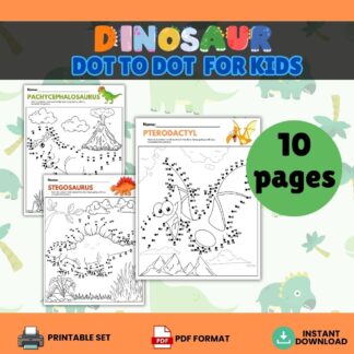 dinosaur connect the dots