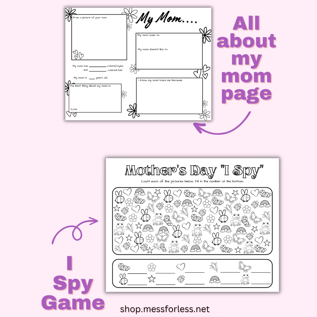 Printable Mother’s Day Activities Pack – Fun, Creative Printables Kids Will Love - Image 3